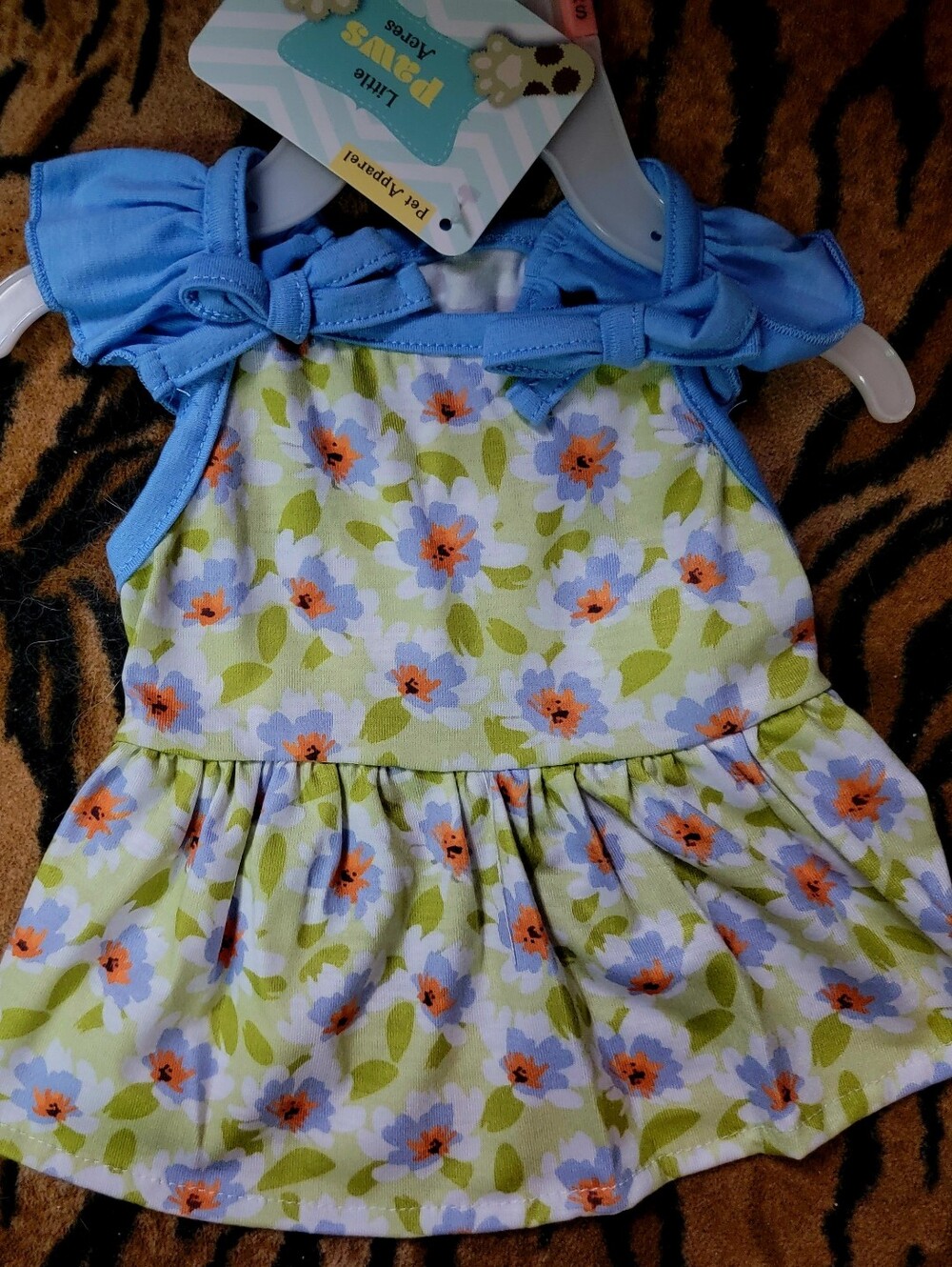 Pet Dress Dog Or Cat Blue Summer Sz Xs